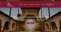 Desktop Screenshot of mbaexchange.com
